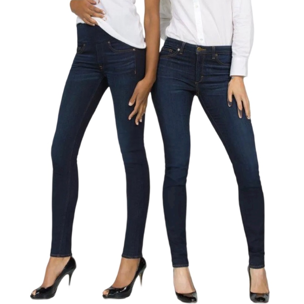 Spanx By Sara Blakely Women’s Dark Rinse Blue Denim The Slim-X Skinny Jeans EUC